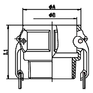 PP塑料快速接頭B型規(guī)格