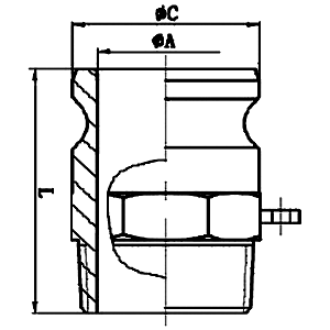 PP塑料快速接頭F型規(guī)格